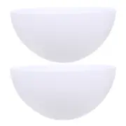 Unique 2Pcs Mushroom Lamp Shade in White for Living Room Lighting
