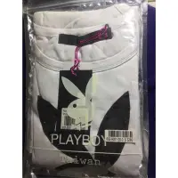 在飛比找Yahoo!奇摩拍賣優惠-限量正貨PLAYBOY黑鑽白色T恤衣服正貨 M號一件/全新未