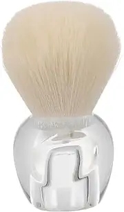 WOFASHPURET Acrylic Clear Nail Dust Brush Ergonomic Handle for Nail Dust Remover for Nail Art Manicure Tools for Home Salon Use Fluffy Bristles for Cleaning