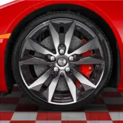 18x8.5 Wheel for 2016-2017 Chevy Malibu – Machined/Black OEM Replacement Rim