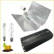 HPS 600w Dimmable Digital Ballast with Wing reflector hydroponics lamp light com