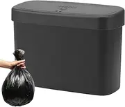 Setauoo Car Trash Can,Small Automatic Portable Trash Can | Small Automatic Portable Car Trash Can Easy Pop-up Lid, Interior Accessories with High Strength Hooks for Multipurpose