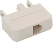 6P4C Old Telephone Plug to New RJ11 Socket Modulator Adapter Converter
