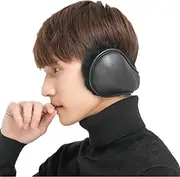 [HAMKVBPR] Men's Winter Earmuffs Winter Leather Earmuffs Warm Ear Wraps Ear Warmers Earmuffs Outdoor Earmuffs