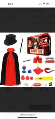 BLOONSY Magic Kit for Kids | Fun Tricks, Magician Costume, Easy Instructions New
