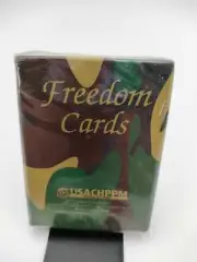 US Army Freedom Cards - Camo Pattern - Health Life Tips - USACHPPM - Sealed