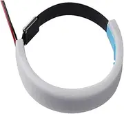 Motorcycle Indicators Flowing Turn Signal Lights LED Strip Clean Look Fork Turn Signal Indicator Light for Motorcycle Accessories(White)