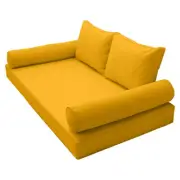 |COVER ONLY| Style1 Queen Piped Trim Daybed Mattress Bolster Pillow Covers AD108