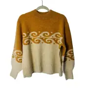 Tigerlily Jumper Size Sml / Med Atlas Heather Oversized Sweater Wool Alpaca
