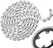 Chain for Bikes,Bikes Mechanic Repair Chain - 116 Links Single Speed Bikes Chain, Bikes Replacement Chain, Accurate for Road