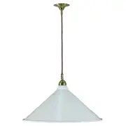 39cm Edwardian Cloth Cord Suspension in White, PB