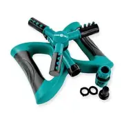 Sprinkler for Yard - 360 Degree Rotating Lawn Sprinkler with Base, 1 Pack