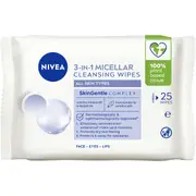 Nivea Micellar Biodegradable Face Cleansing Makeup Wipes 25 pack