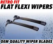 TRIUMPH VITESSE 1962-1971 Flexi Flat Wiper Blades x2