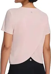 [baleaf] Women's Gym Tops Short Sleeve Sports Running T-Shirts Yoga Workout Quick Dry UPF 50+