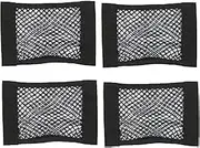 4Pcs Car Stretchable Storage,11.8"*9.8"Universal Mesh Cargo Net Wall Sticker Organizer Pouch Bag Storage Mesh Net for Interior Accessories for Cars, Truck, SUV, RV