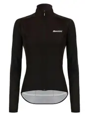 Santini Nebula Puro Women's Windbreaker Jacket - Black Size XS