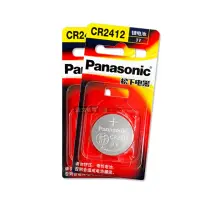 在飛比找momo購物網優惠-【Panasonic 國際牌】CR2412 鈕扣型電池 3V