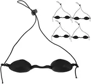 PLAFOPE 5pcs Protective Goggles Facial Masks Eyepatches Eyemask Eye Masks Eye Protection Cover Silicone Eye Goggles Eye Shade Protector Silicone Eye Shades Safety Goggles Black