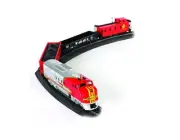 Bachmann Trains - Santa Fe Flyer Ready To Run Electric Train Set - HO Scale 1...