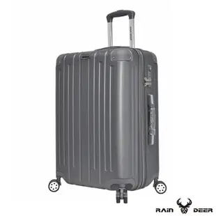 RAIN DEER菲爾斯28吋ABS鑽石紋防刮行李箱-深鐵灰