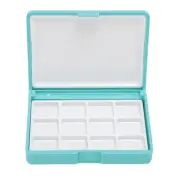 12 Grids 2Pcs Watercolor Box Detachable Mini Watercolor Palette Box Tool