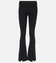 [AG Jeans] AG Jeans x EmRata Morrison cotton-blend flared pants AU 10 black