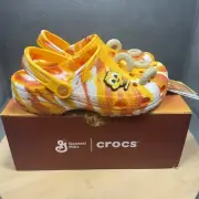 NIB Honey Nut Cheerios x Crocs Classic Clogs All-Terrain Size J6 Woman's 7-8 US