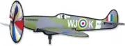 Airplane Wind Spinner-Whirligig Garden Stake-SPITFIRE -by Premier Kites