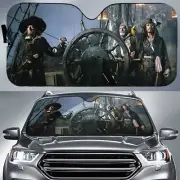 Pirates of the Caribbean Car Sunshades Car Windshield Sunshades Captain Jack Sp
