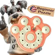 KADTC Beginner Dog Puzzle Toy Mind Game Puppy Interactive Mental Stimulation Level 1 Games Puzzles Feeder Slow Dispenser for Small/Medium/Large Aggressive Chewers Breed AU