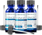 Approved Science Fungix - Nail Fungus Formula - With Tea Tree Oil, 25% Undecylenic Acid, Vitamin E - Pack of 3 - All Natural, Vegan Friendly