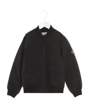 compass-patch feather-down jacket 8Y,10Y black