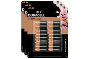 3x 26pc Duracell Coppertop AA Size Alkaline Battery Single Use Batteries
