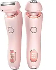 Silkbabe On The Go Lady Shaver, Livora Electric Razor for Women, Duskofficial Razor, Dusk Razor, Wet & Dry Use for Shave Legs, Underarms, Face, Area, Painless Hair Removal at Home (Pink)