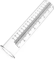 ibasenice High Borosilicate Gauge Tube Replacement Durable Outdoor Rainfall Gauge for Accurate Measurement Garden and Lawn