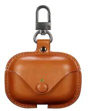 1x Unique Luxury Leather Shockproof Case Cover For Apple Airpods Pro 2 - Brown