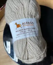 Alpaca Warehouse Yarn Alpaca/WoolAcrylic Fingering Worsted Weight Beige