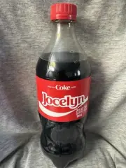 Share A Coke with Jocelyn 2025 Personalized Gift Coca Cola Bottle 20oz