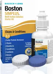 Boston Simplus Contact Lens Solution, for Gas Permeable Contact Lenses, Contact