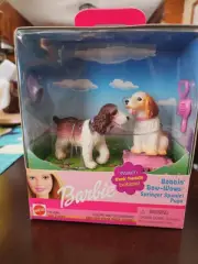 BARBIE 2001 "BOBBIN' BOW-WOWS" SPRINGER SPANIEL PUPS #67388 - NEW IN BOX