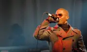 Jamie Foxx at 2007 Park City - Jamie Foxx Common Paul Oakenfold Li- Old Photo 1