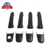 Carbon Fiber Look Door Handle Trim Shell for Mazda 2007-2013 CX-7 2004-2011 RX-8 (for: Mazda)
