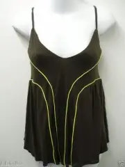 New SASS & BIDE I was Invincible Brown Cami Top 2 38 $264 NWT Magnificent!