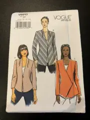 Vogue V8910 Miss’s Jacket Sewing Pattern Size 6-14,New,Uncut