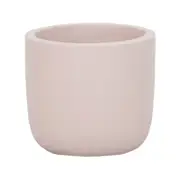14 x 12cm Cream Plain Ceramic Egg Pot