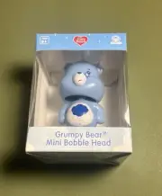 Care Bears Grumpy Bear™ Mini Bobble Head Figure Toy Culturefly. New In Box.