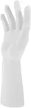 KICHOUSE Male Hand Mannequin Display Stand Hand Model Jewelry Holder for Rings Bracelets and Watches Seamless Design for Realistic and Elegant Showcase