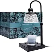 Nearus Candle Warmer Lamp with Dimmer & Auto Timer, Adjustable Height, 35W & 50W Bulbs, UL-Certified Cord & AU Plug
