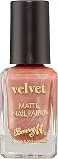 Barry M Velvet Nail Paint, Plush Blush, 10 ml